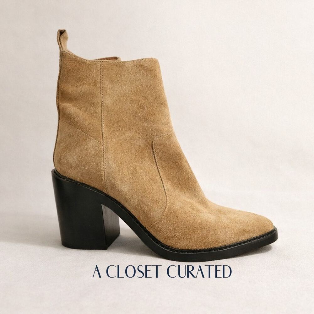Tory Burch Sierra Suede Boot 11 Tan NEW